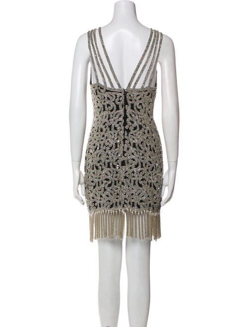 Naeem Khan Printed Mini Dress