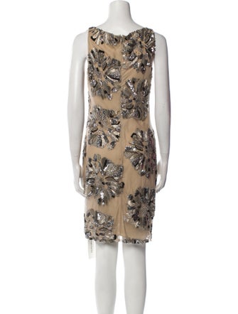 Naeem Khan Printed Mini Dress