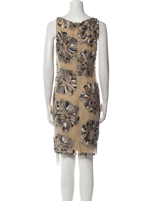 Naeem Khan Printed Mini Dress