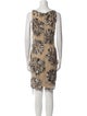 Naeem Khan Printed Mini Dress
