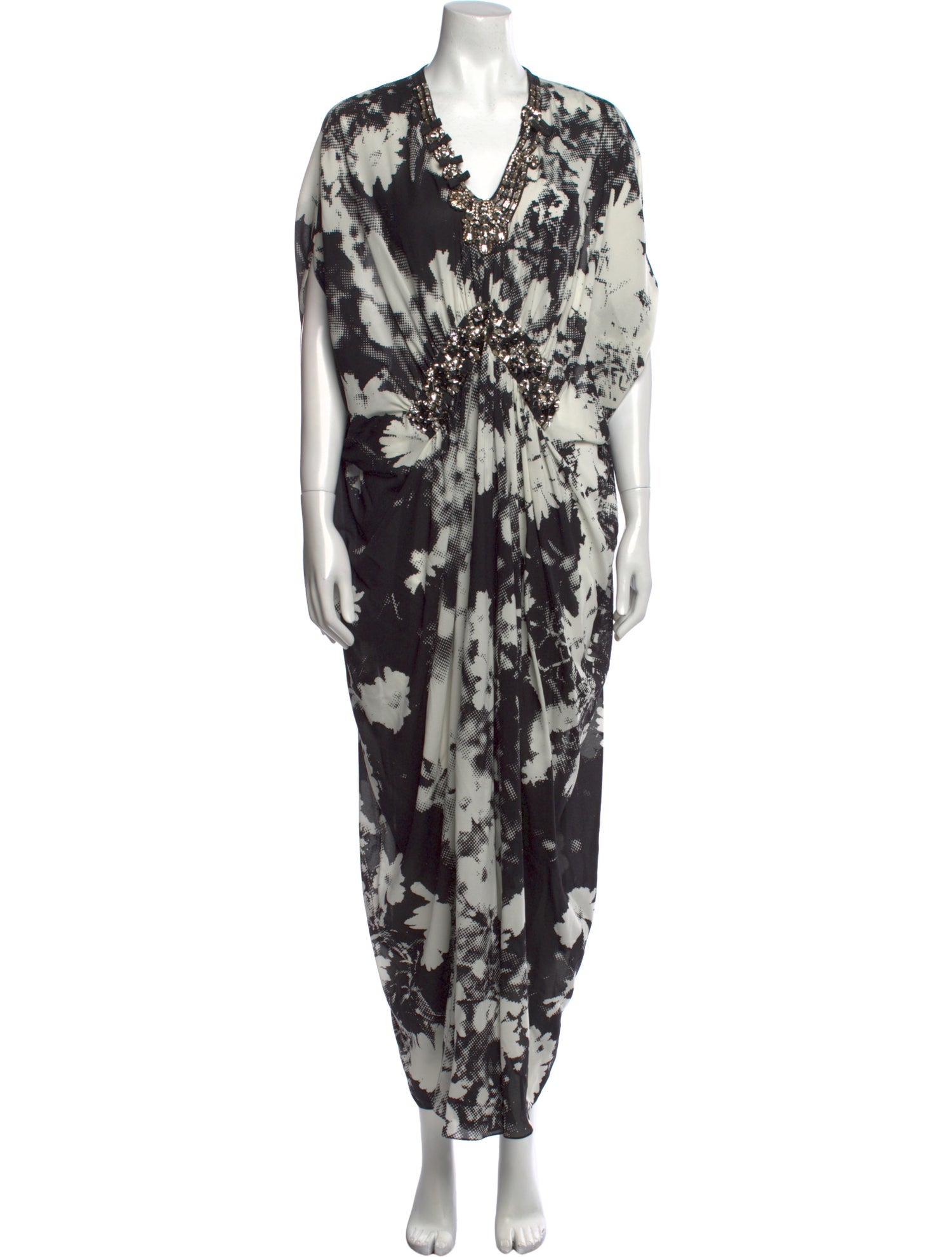 Naeem Khan Silk Long Dress