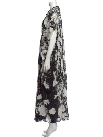 Naeem Khan Silk Long Dress