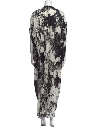 Naeem Khan Silk Long Dress