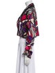 Naeem Khan Nylon Printed Bolero