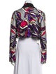 Naeem Khan Nylon Printed Bolero