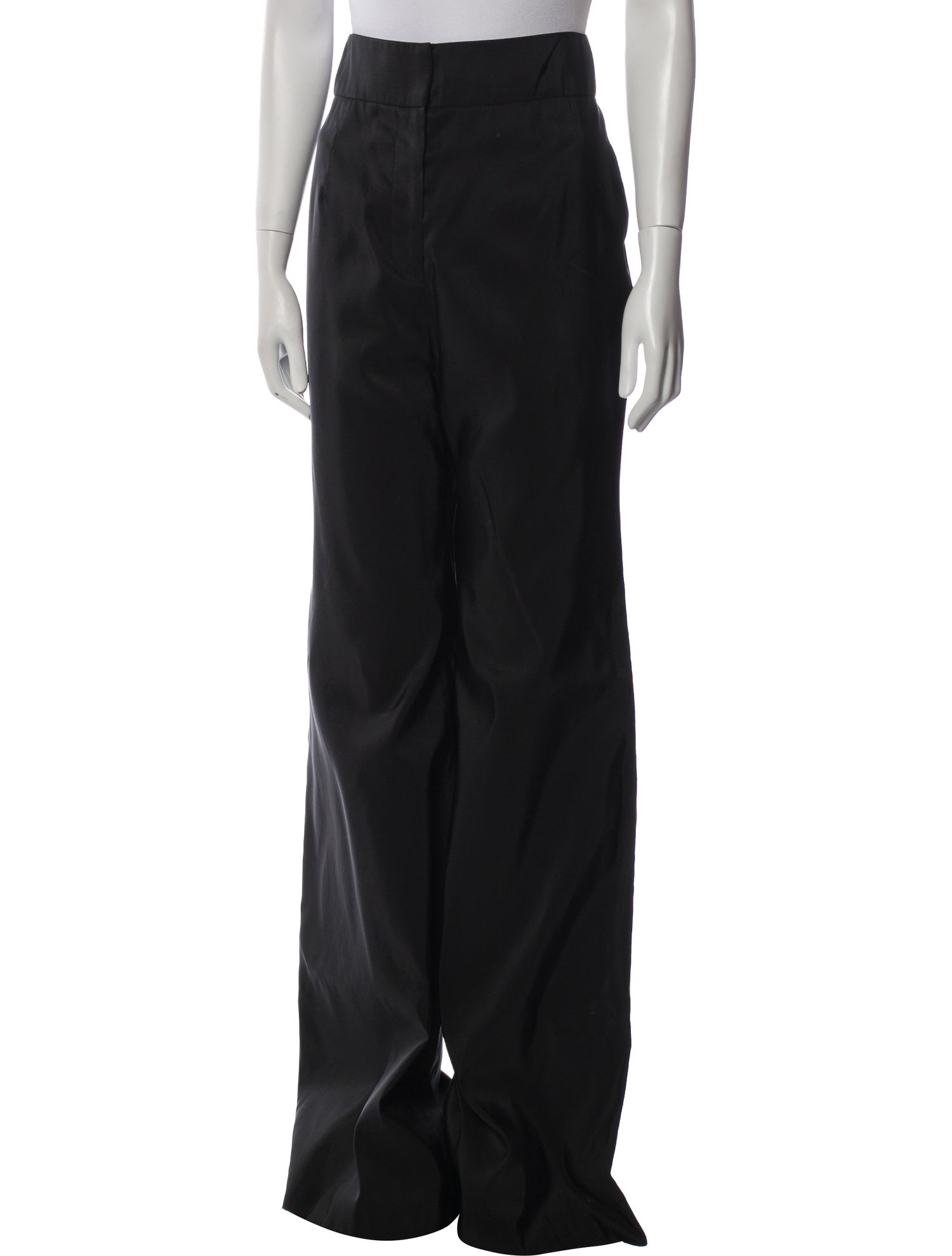 Naeem Khan Silk Wide Leg Pants