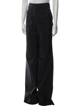 Naeem Khan Silk Wide Leg Pants