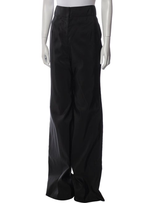 Naeem Khan Silk Wide Leg Pants