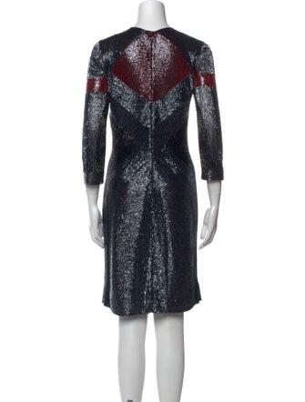 Naeem Khan Silk Knee-Length Dress