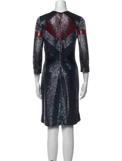 Naeem Khan Silk Knee-Length Dress