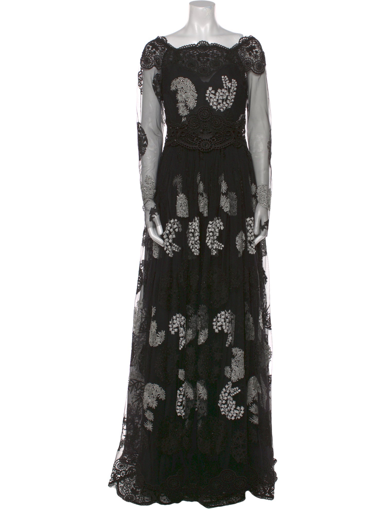 Naeem Khan Silk Long Dress