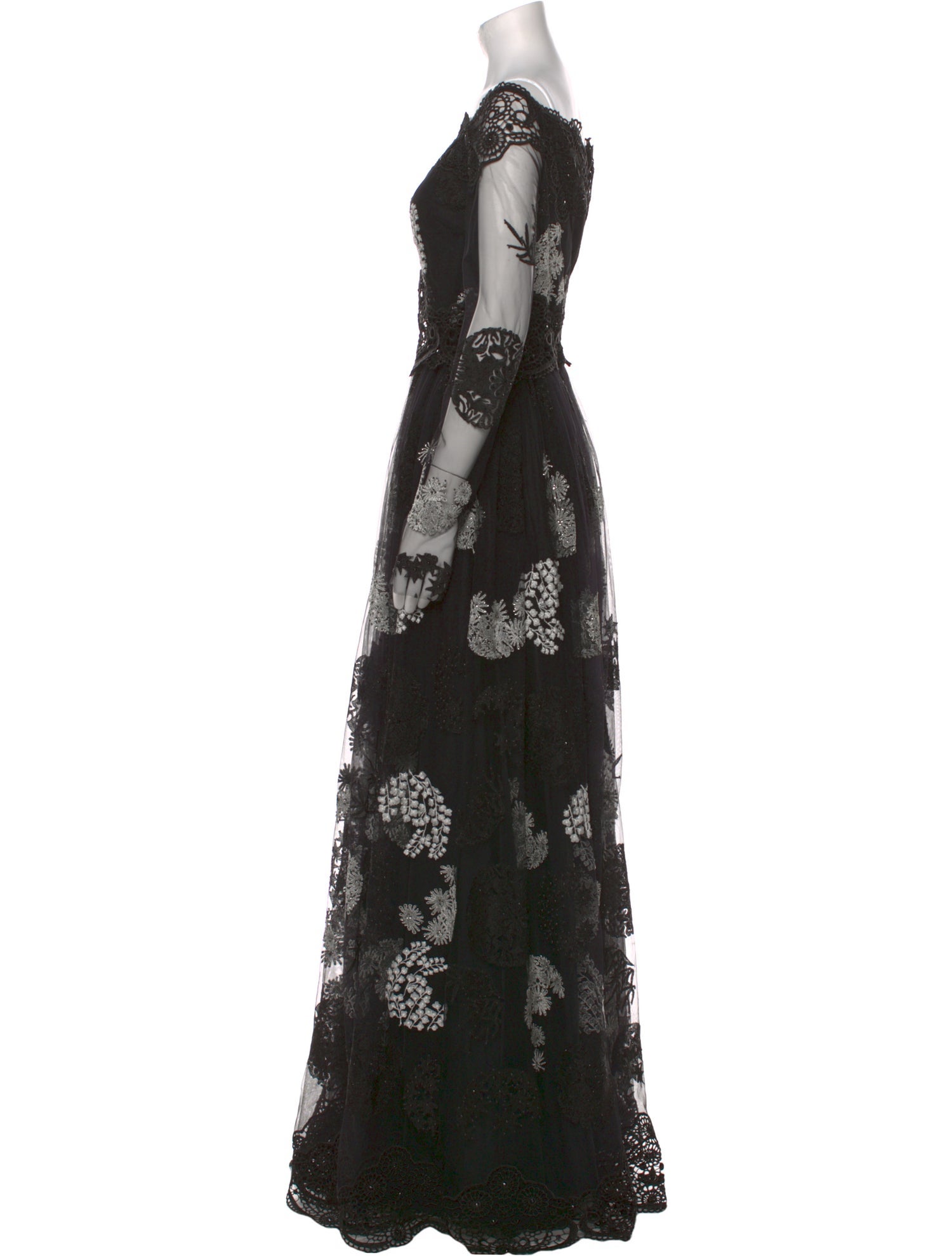Naeem Khan Silk Long Dress