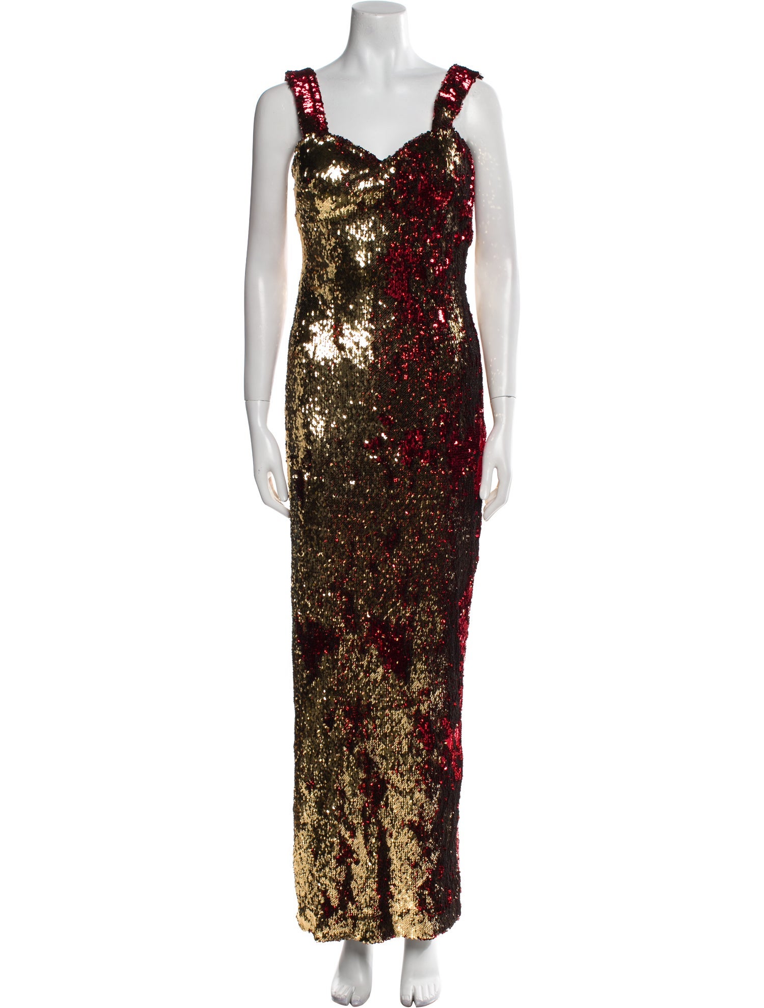 Naeem Khan Printed Long Dress