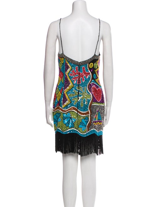 Naeem Khan Printed Knee-Length Dress