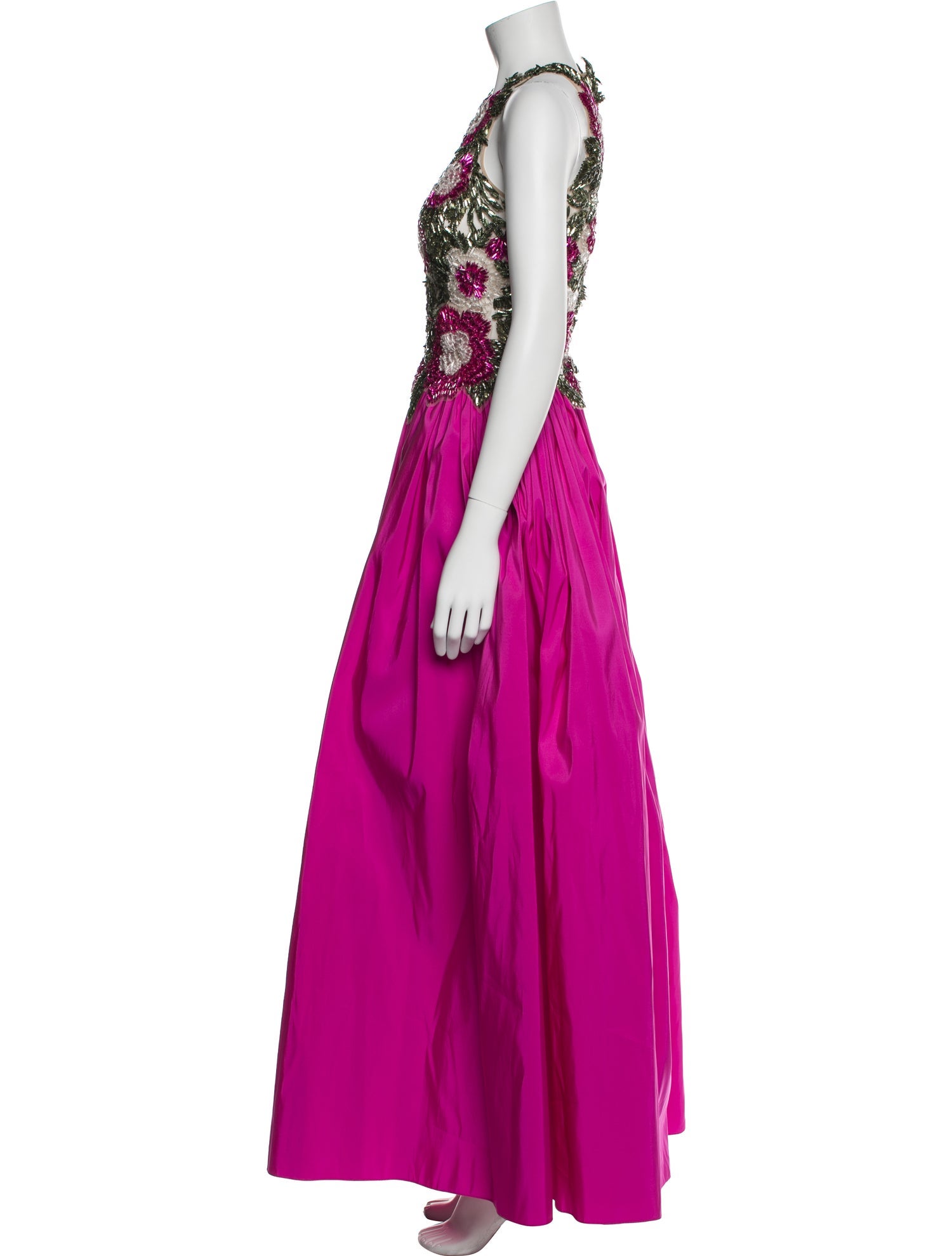 Naeem Khan Halterneck Long Dress