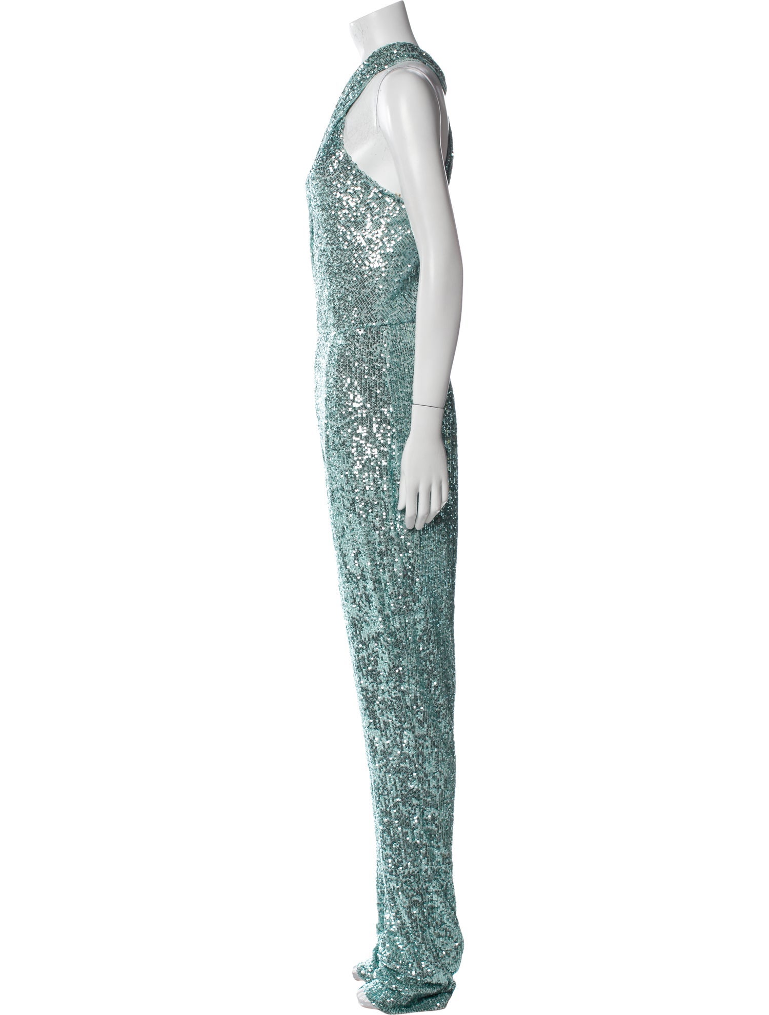 Naeem Khan V-Neck Jumpsuit