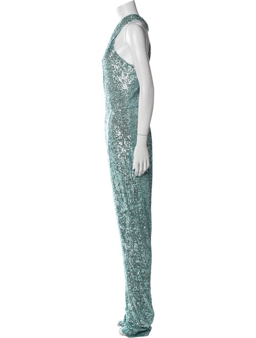 Naeem Khan V-Neck Jumpsuit