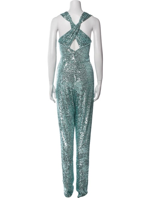 Naeem Khan V-Neck Jumpsuit