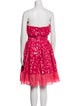 Naeem Khan Silk Mini Dress