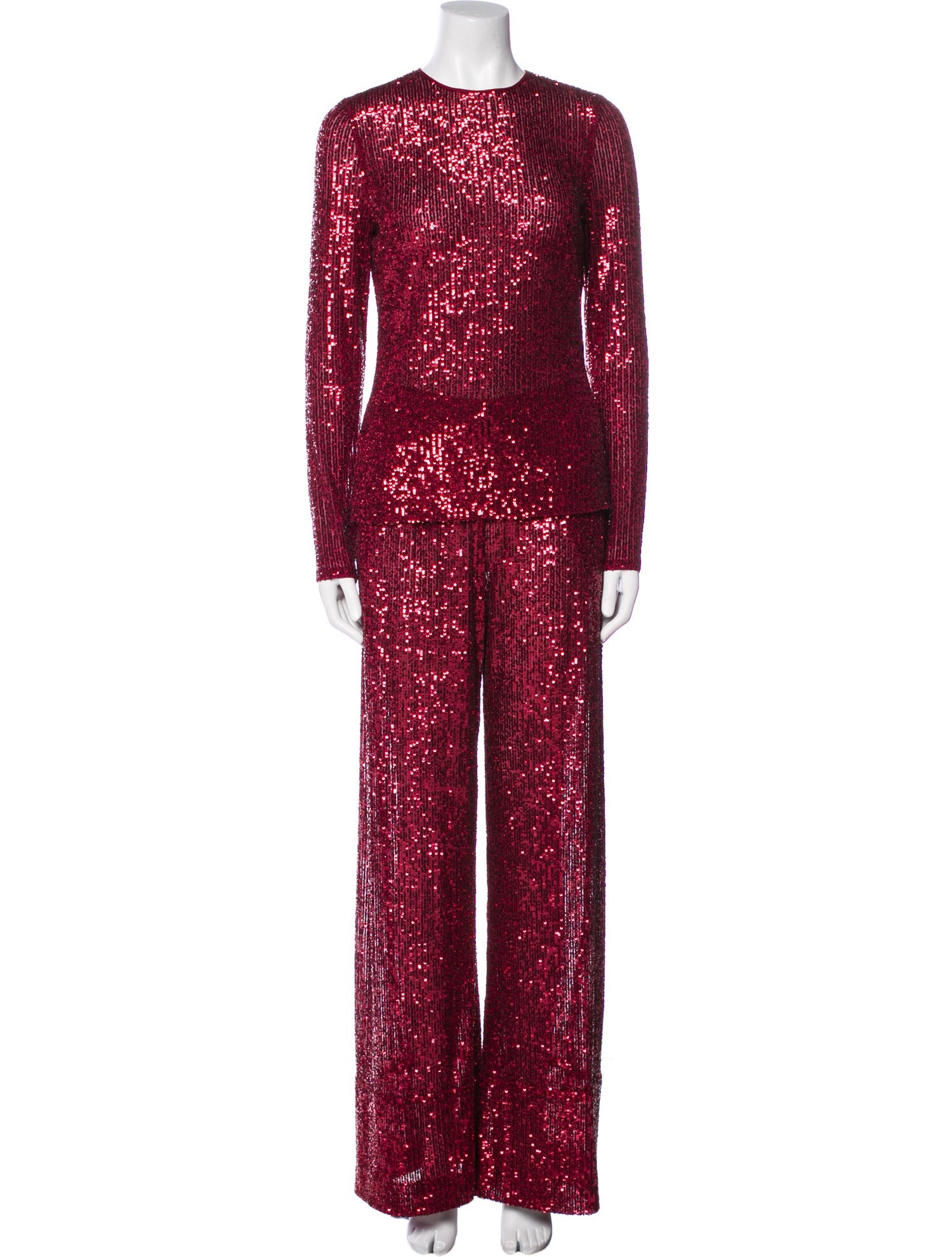Naeem Khan Sequin Embellishments Pant Set