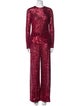 Naeem Khan Sequin Embellishments Pant Set