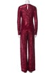 Naeem Khan Sequin Embellishments Pant Set