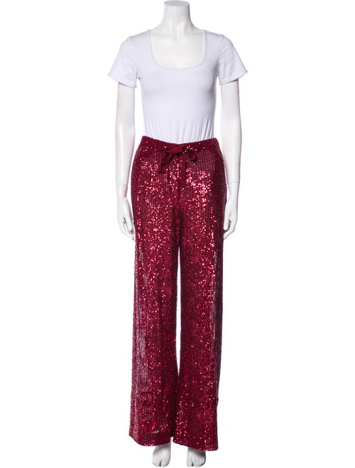 Naeem Khan Sequin Embellishments Pant Set