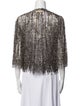 Naeem Khan Silk Printed Evening Jacket