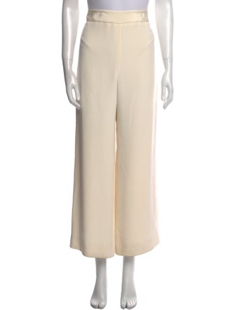 Naeem Khan Silk Wide Leg Pants