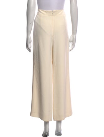 Naeem Khan Silk Wide Leg Pants