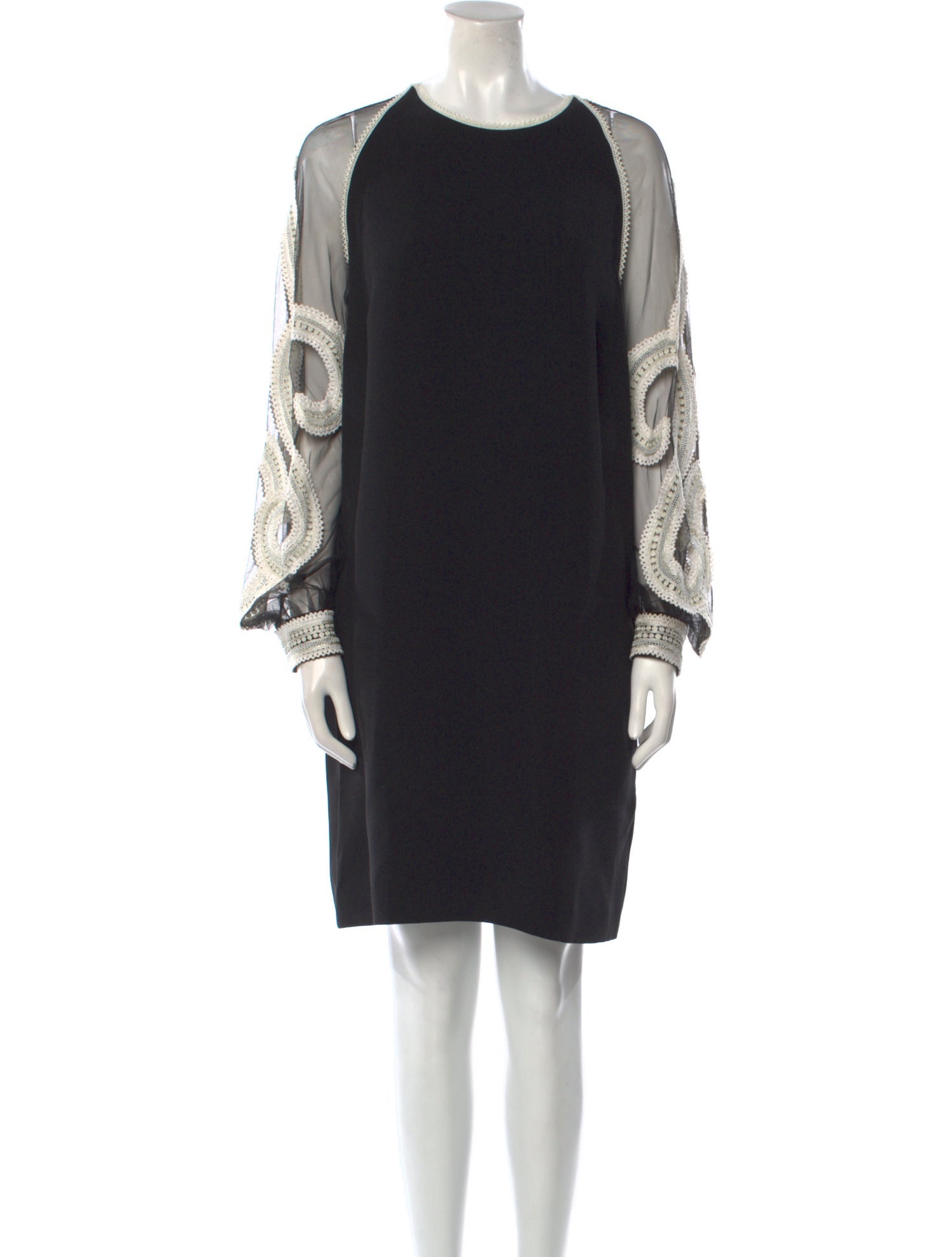 Naeem Khan Silk Knee-Length Dress