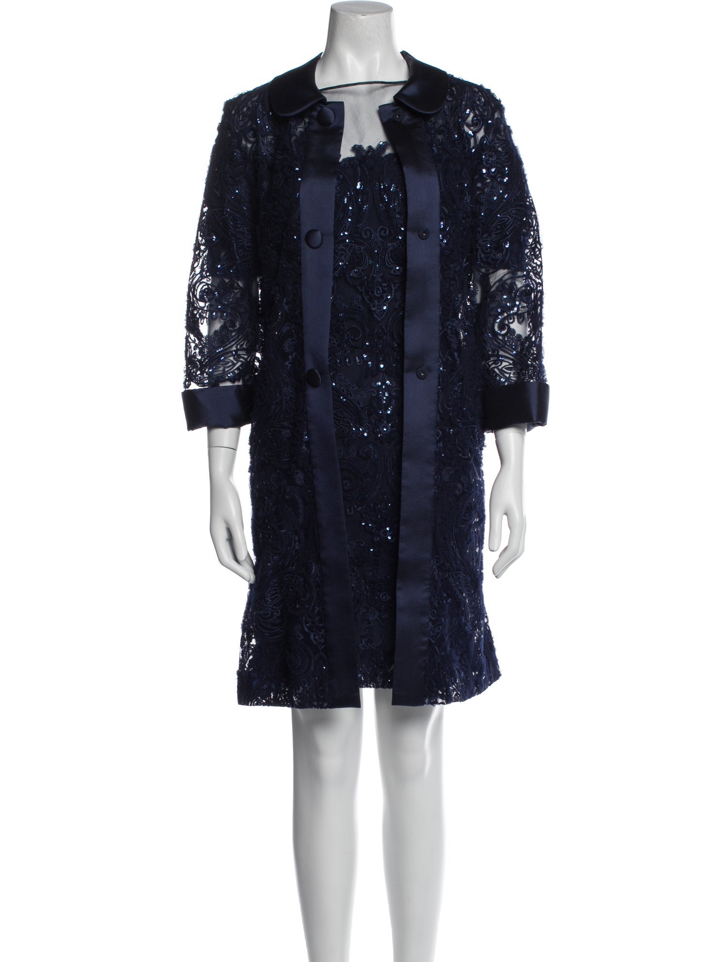 Naeem Khan Printed Dress Set