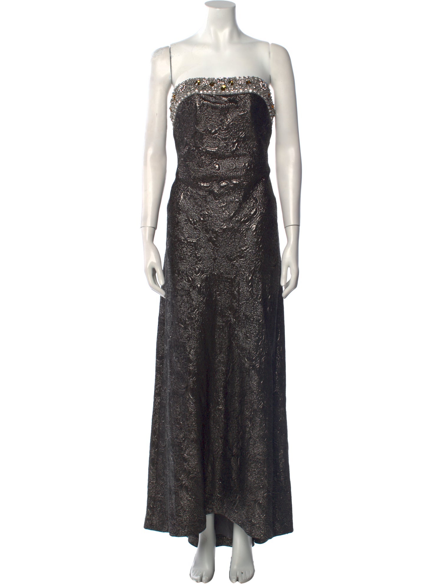 Naeem Khan Patterned Long Dress