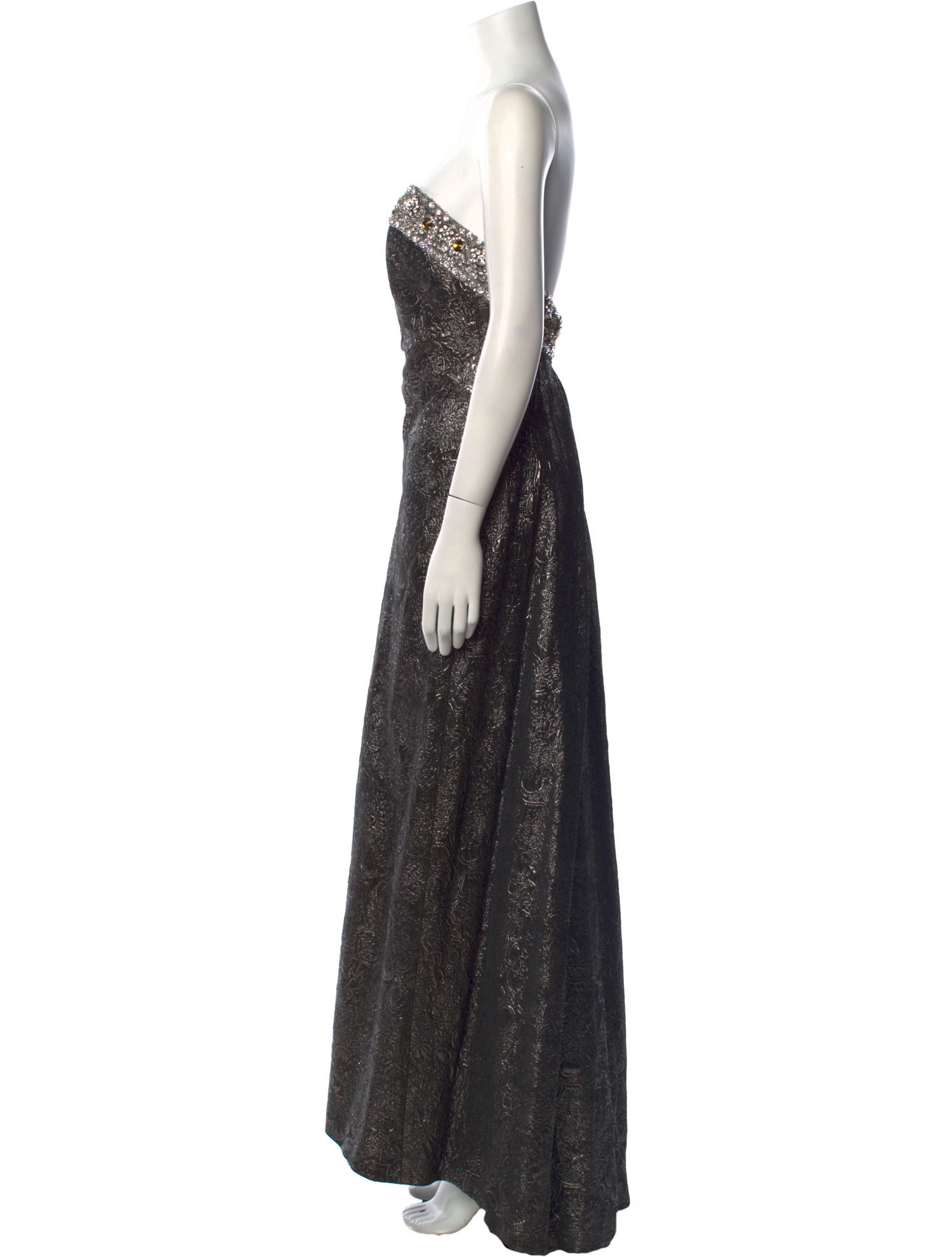 Naeem Khan Patterned Long Dress