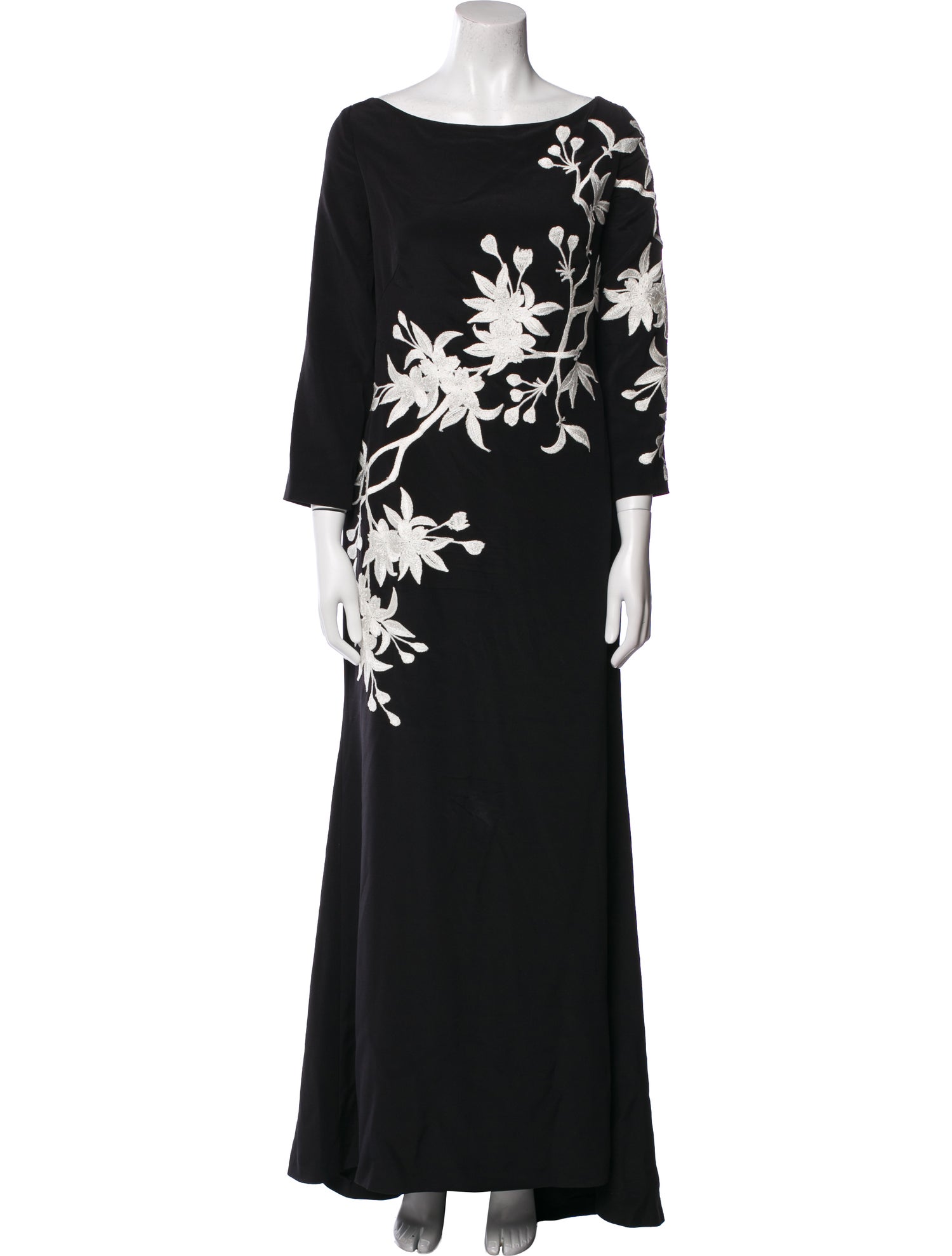 Naeem Khan Silk Long Dress