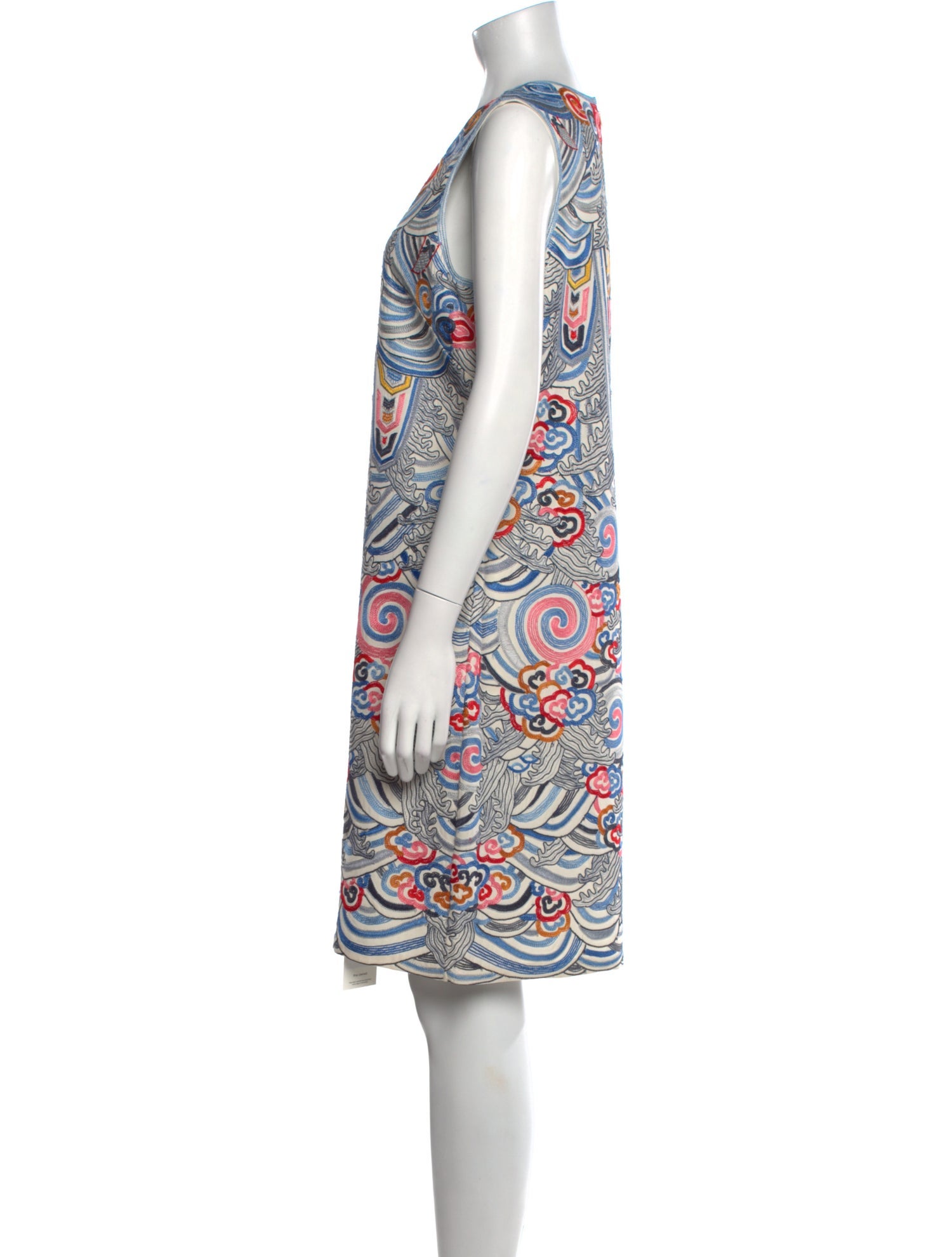 Naeem Khan Printed Knee-Length Dress