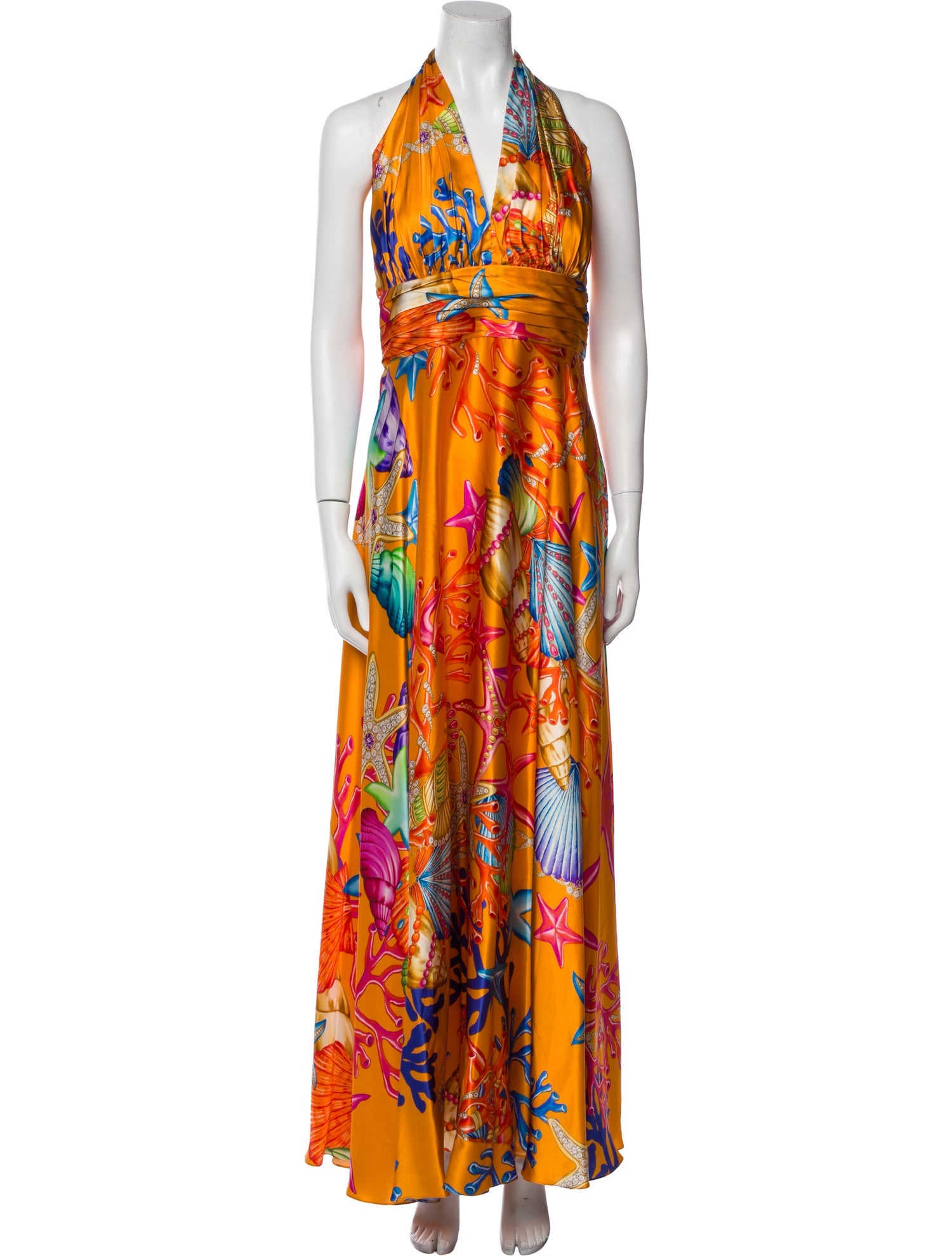 Naeem Khan Silk Long Dress