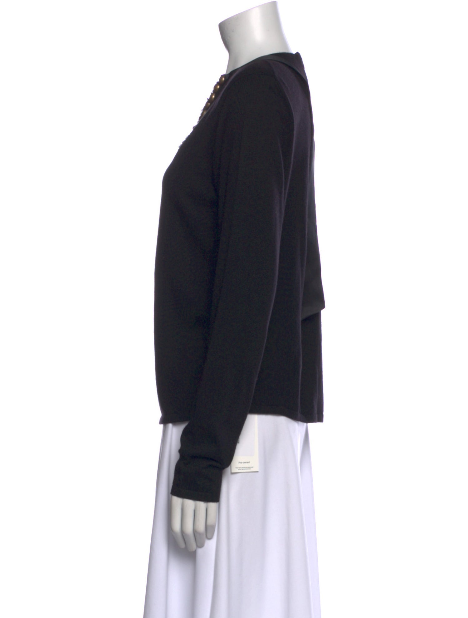 Naeem Khan Cashmere Crew Neck Sweatshirt