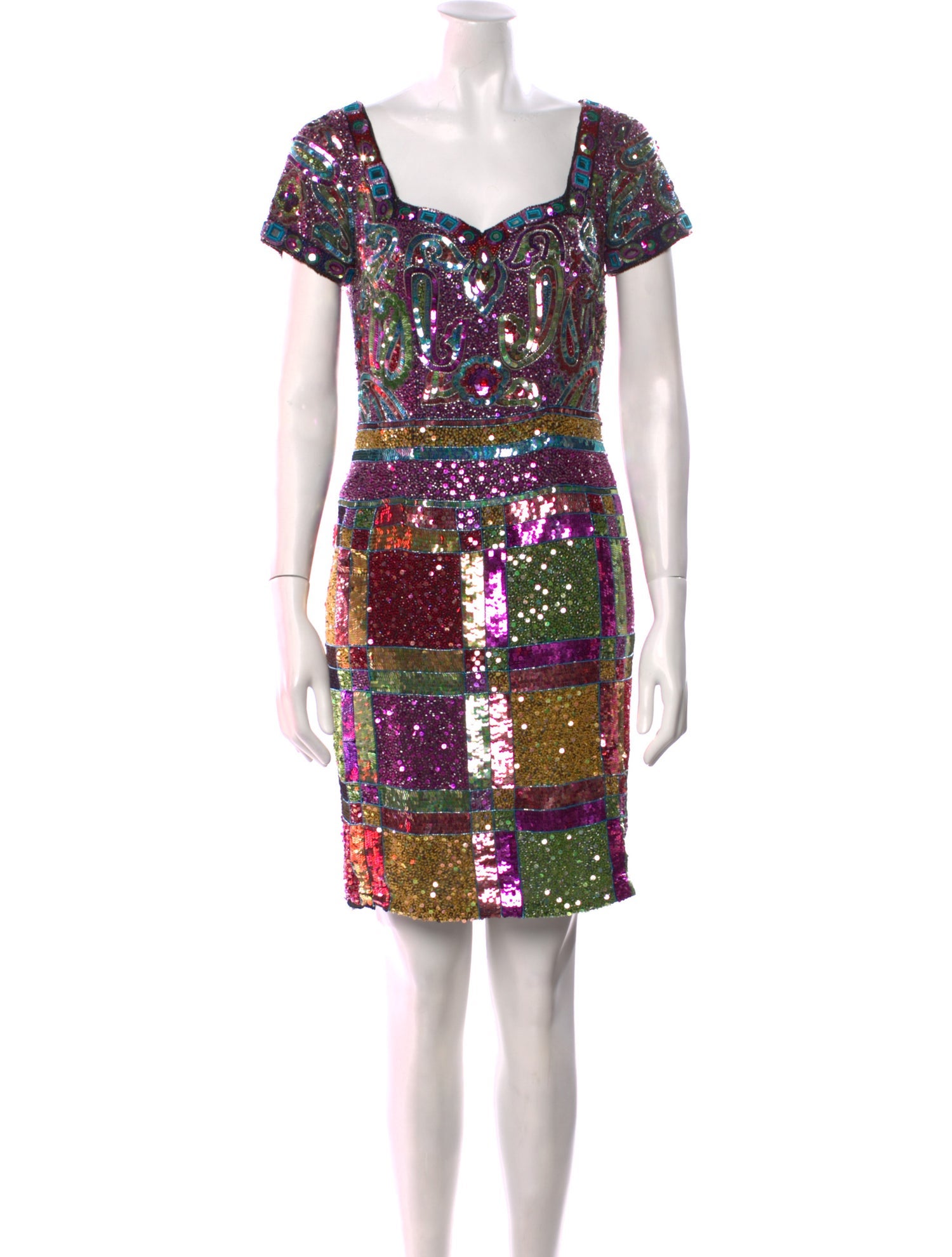 Naeem Khan Sequin Mini Dress