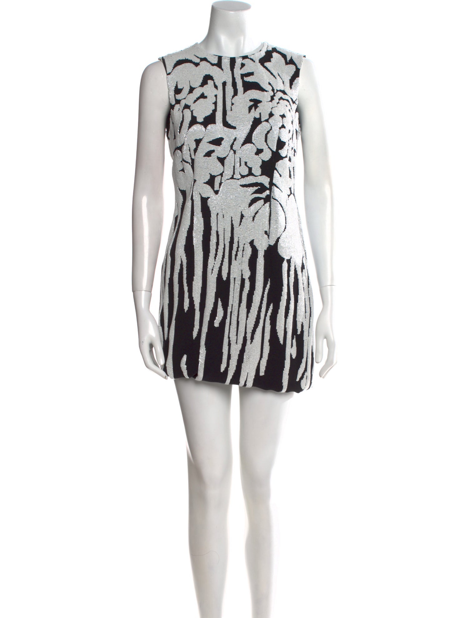 Naeem Khan Printed Mini Dress