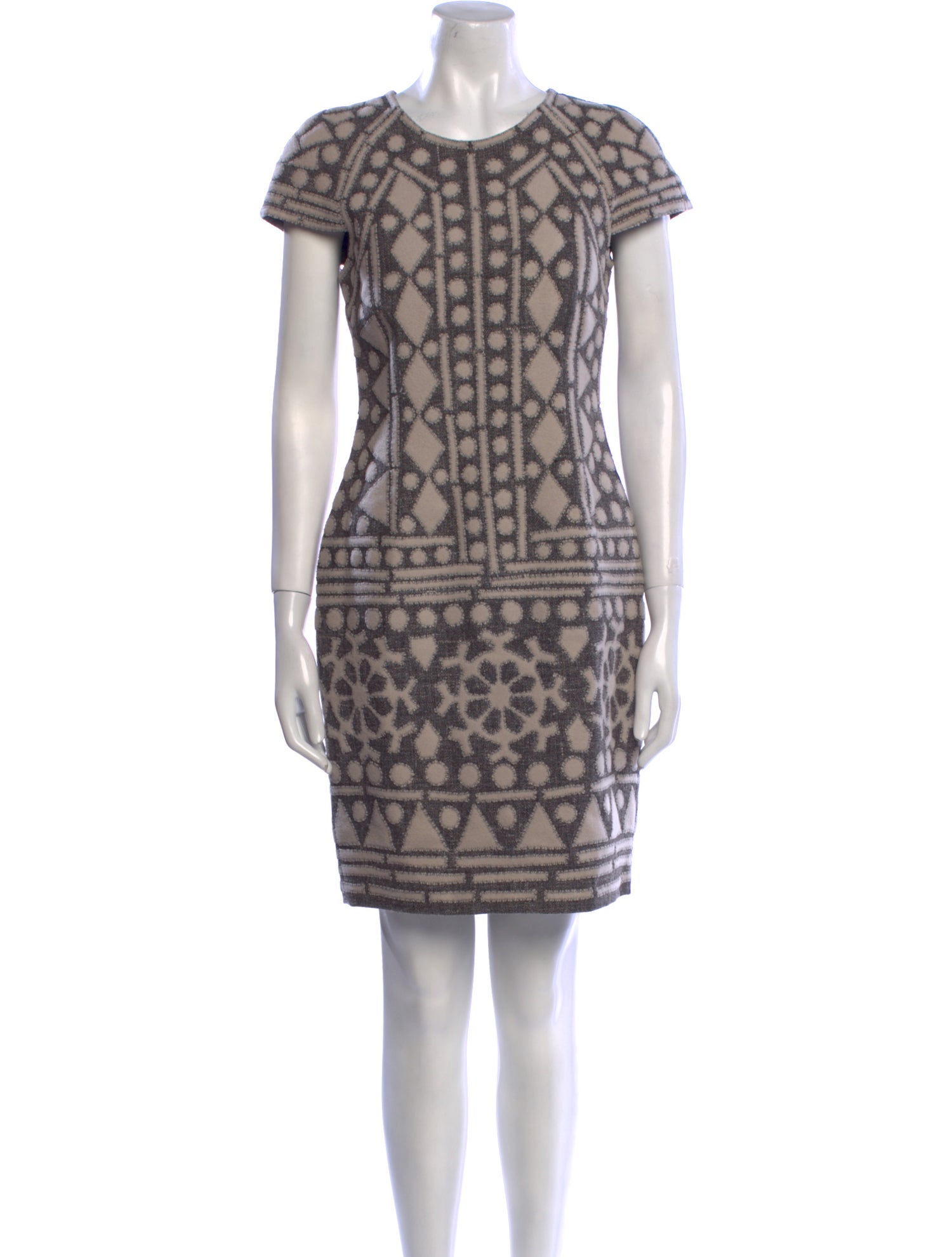 Naeem Khan Printed Mini Dress
