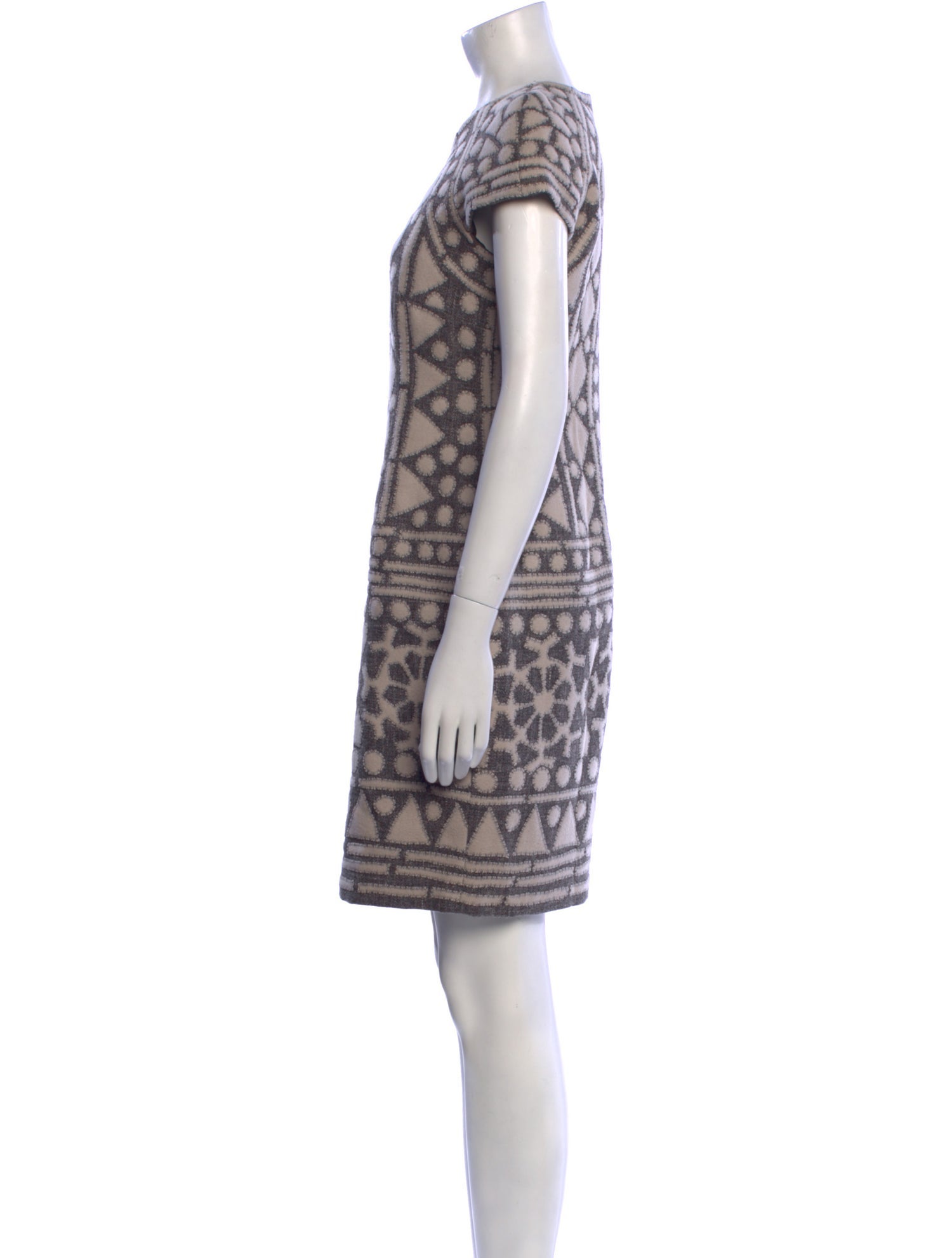 Naeem Khan Printed Mini Dress