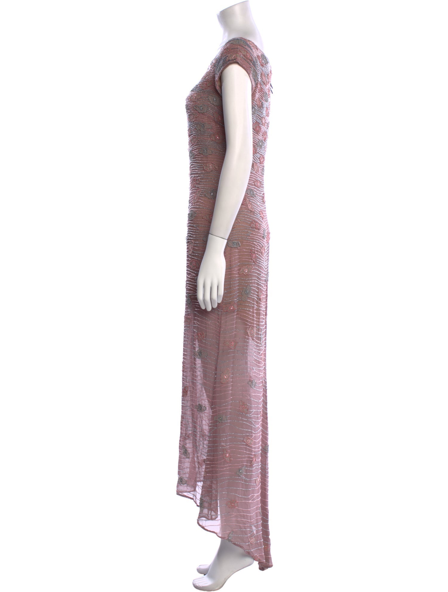 Naeem Khan Silk Long Dress
