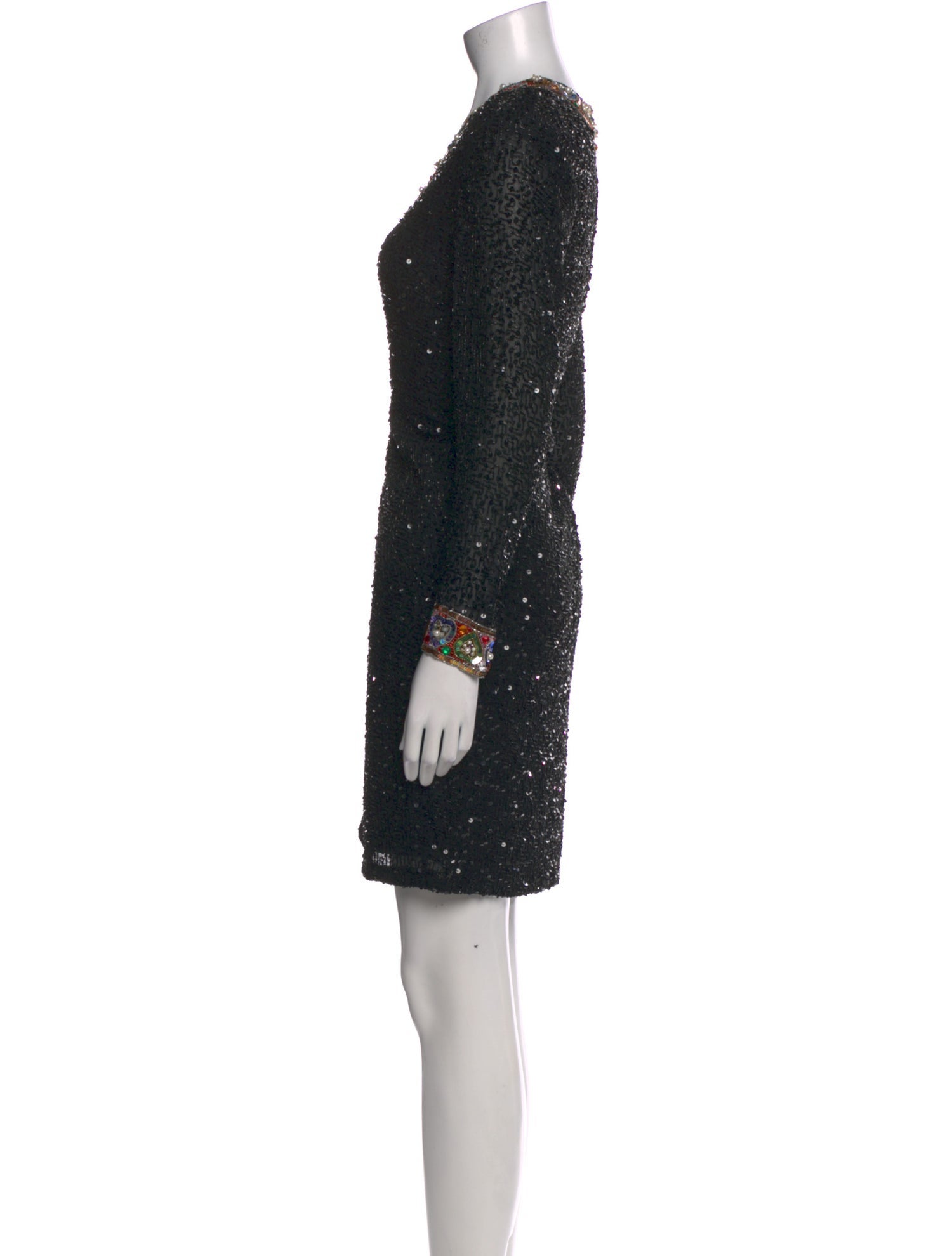 Naeem Khan Silk Mini Dress