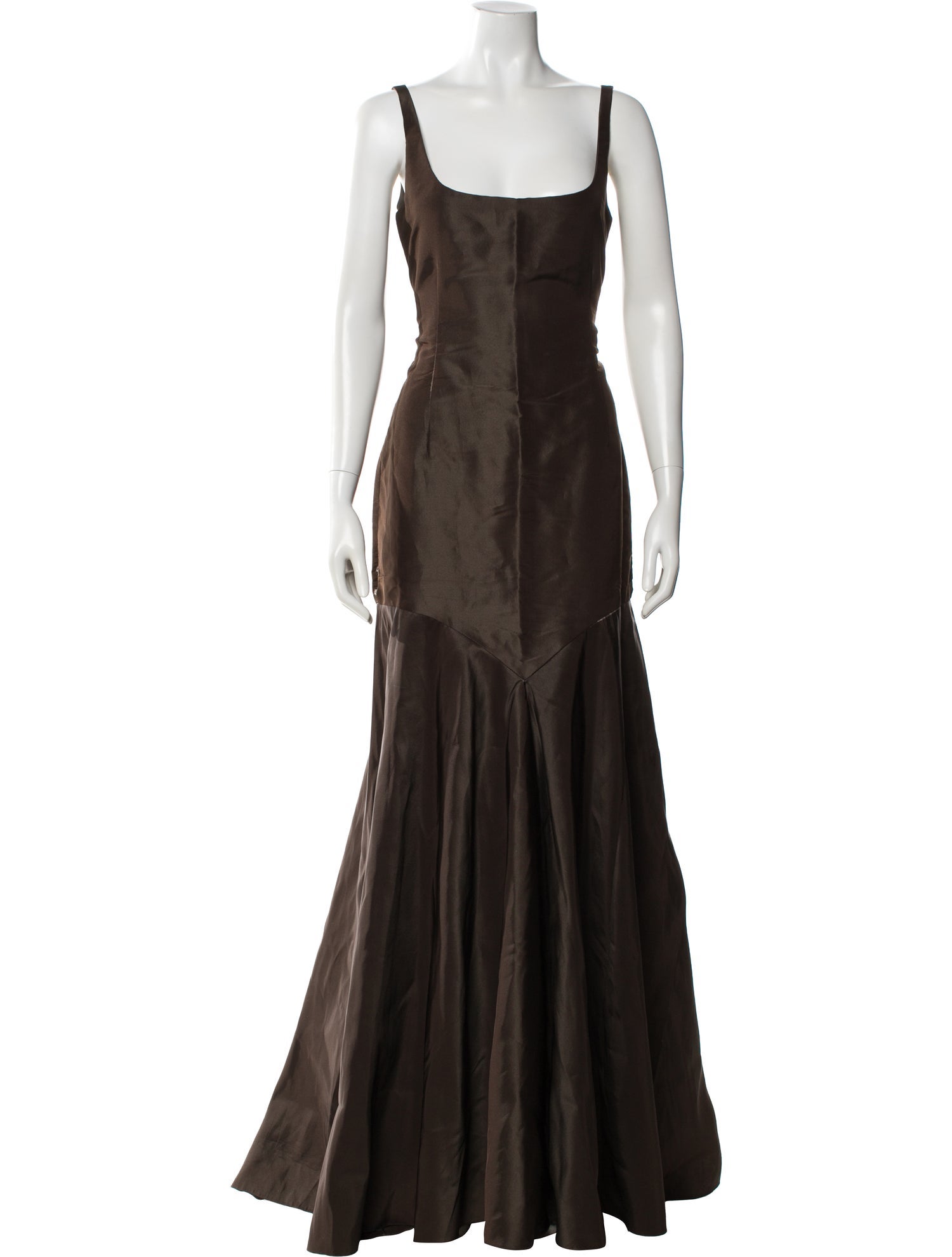 Naeem Khan Silk Long Dress
