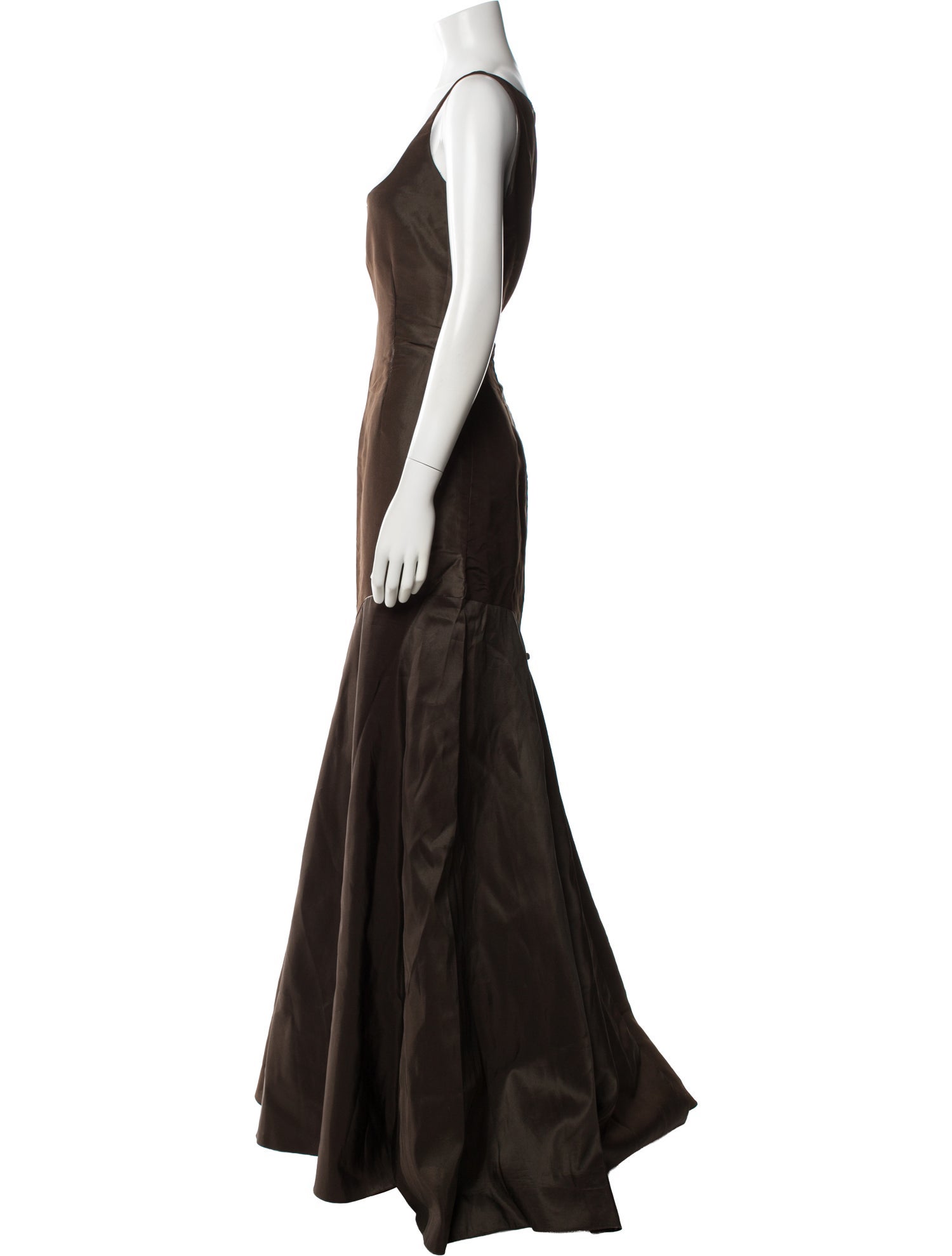 Naeem Khan Silk Long Dress