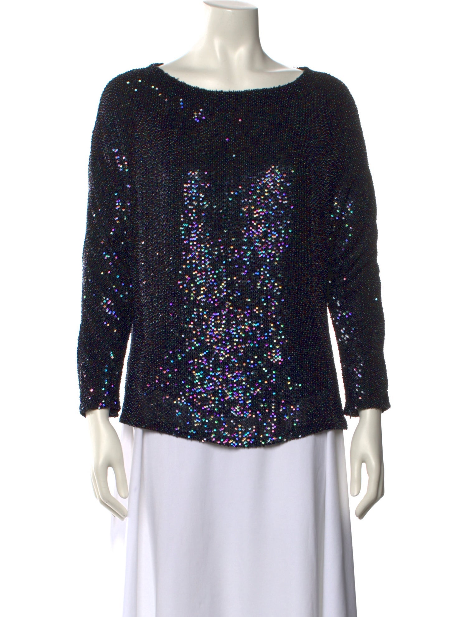 Naeem Khan Silk Printed Blouse