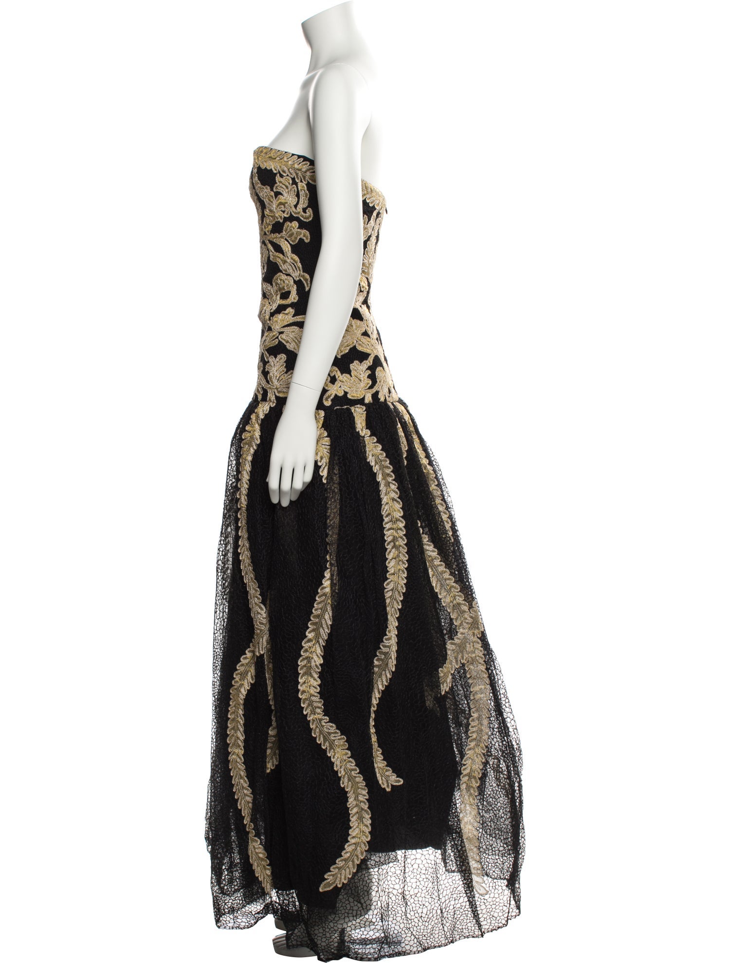 Naeem Khan Silk Long Dress