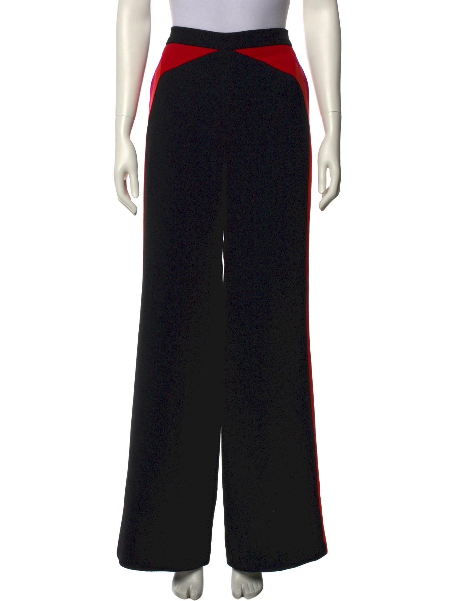 Naeem Khan Wool Wide Leg Pants