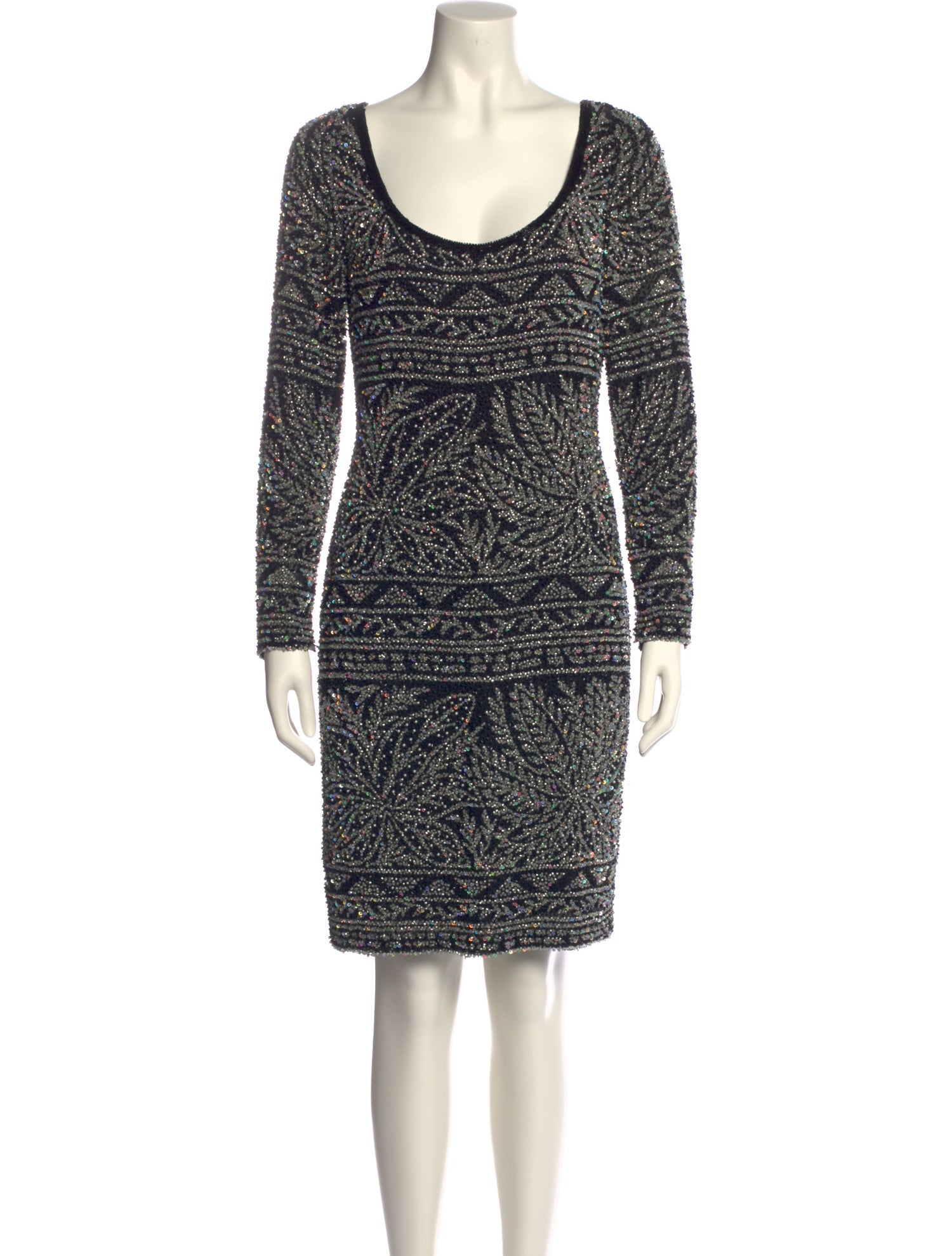 Naeem Khan Silk Knee-Length Dress